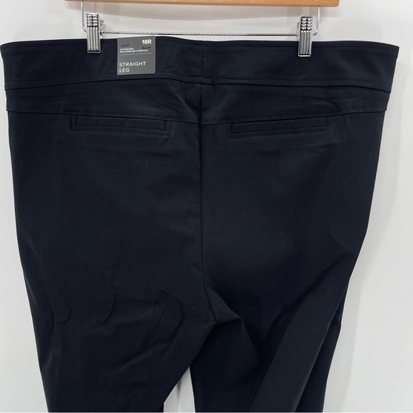 NWT TORRID STANDARD MILLENNIUM STRETCH BLACK STRAIGHT LEG DRESS PANTS SIZE 18 - Picture 7 of 16